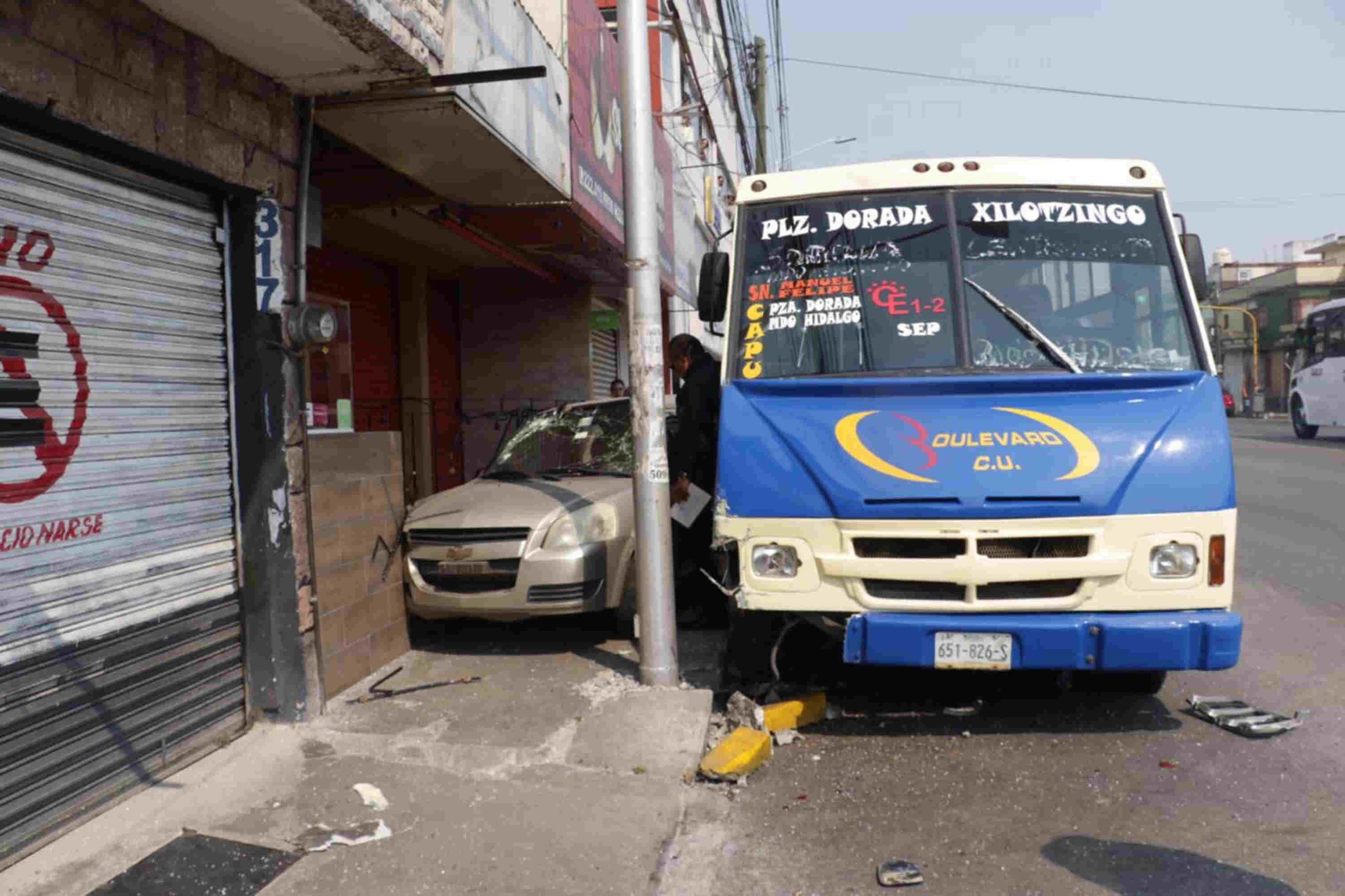 Al día en la capital poblana se registran 18 accidentes viales