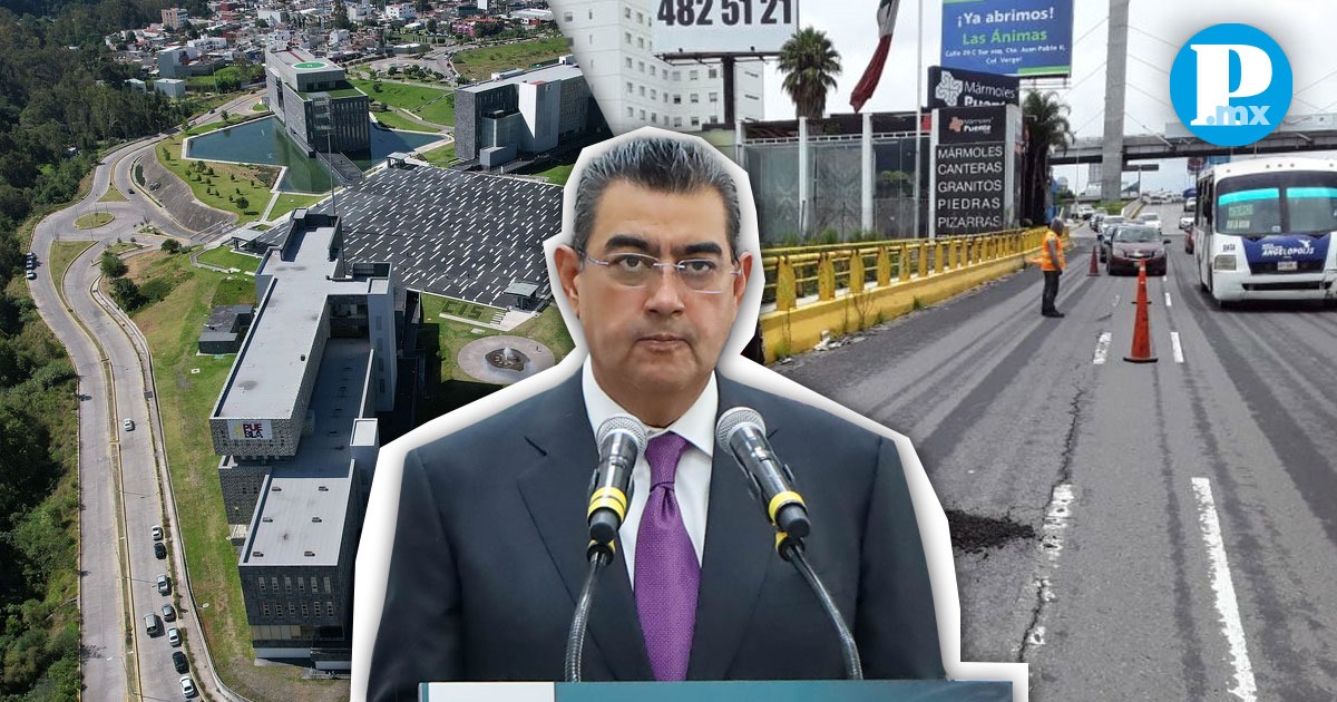 Sergio Salomón Construirá dos puentes elevados Zona de Angelópolis Puebla