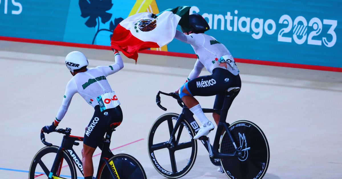 Ciclismo de Pista cierra con ORO con Fernando Nava y Ricardo Peña