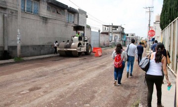 Pavimentación de una calle