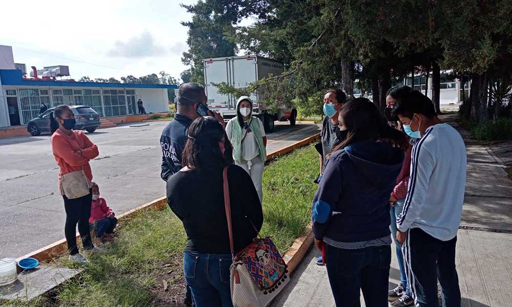 Realizan jornada de sanitización en la colonia Tlanesse en Puebla