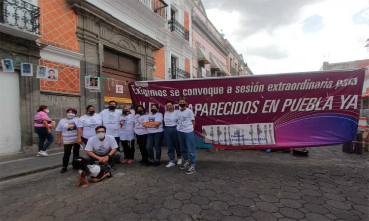Marcha por los desaparecidos en Puebla, “seguimos en pie de lucha” 