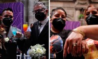 ¡POR FIN! Después de varios años de lucha, parejas LGBT celebran su boda en el Ayuntamiento de Puebla