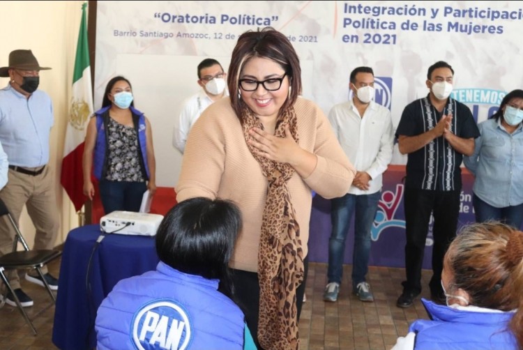 Desde el PAN Puebla hemos trabajado por el fortalecimiento y participación política de los poblanos: Genoveva Huerta 