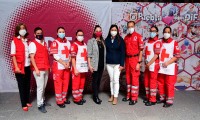 Entrega Ayuntamiento de Puebla donación de 600 mil pesos a la Cruz Roja