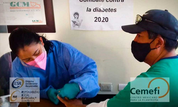 Reconocen a Granjas Carroll por Programa Permanente contra Diabetes entre sus trabajadores