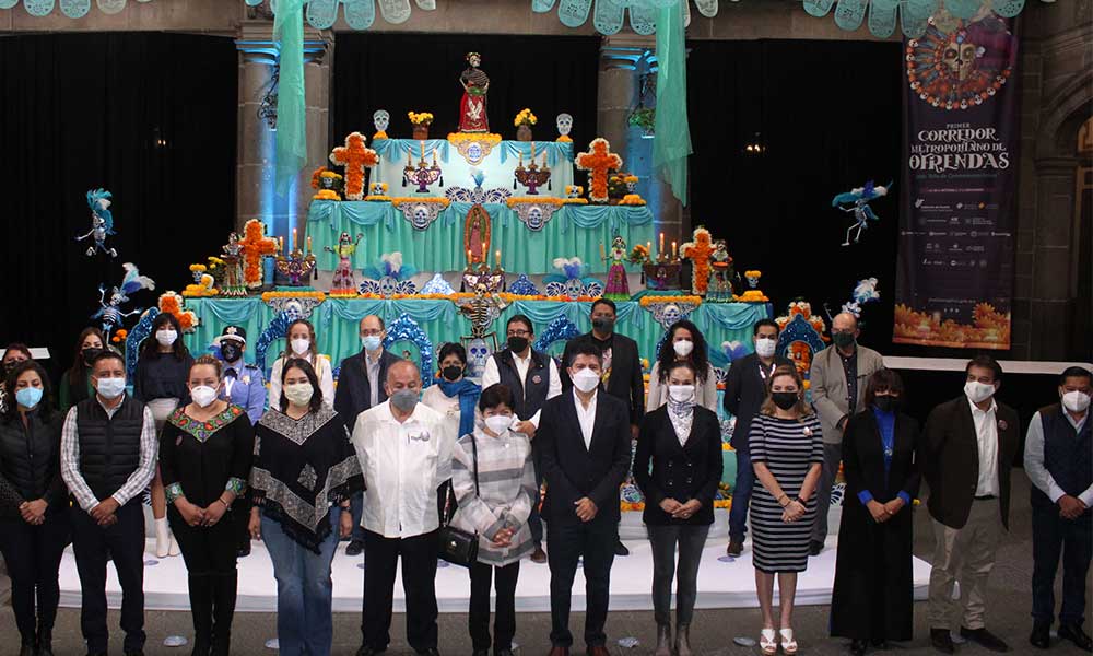 ¡Ya está listo el primer “Corredor de Ofrendas Metropolitano” en Puebla!