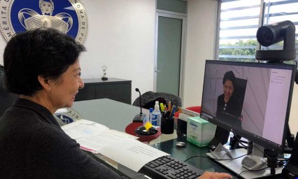 La Rectora Lilia Cedillo clausura el Sexto Simposio del Posgrado en Ciencias Químicas