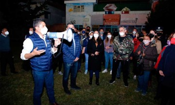 Habitantes de Jardines de San Manuel se suman a Eduardo Rivera Pérez para trabajar por la seguridad