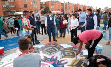 Lleva Eduardo Rivera jornada integral a los habitantes de San Aparicio