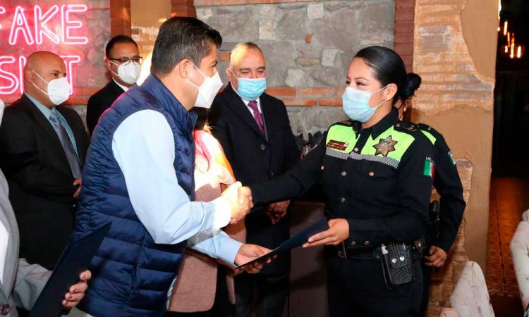 CANIRAC reconoce labor de policías municipales de Puebla