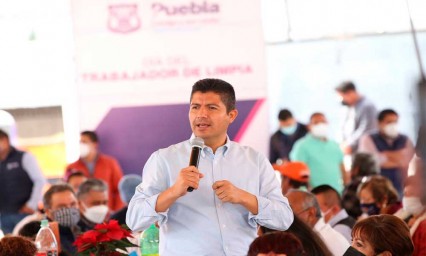 Reconoce Eduardo Rivera labor de trabajadores de Limpia