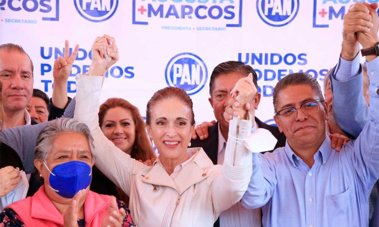 Ratifica PAN triunfo de Augusta Díaz de Rivera y Marcos Castro