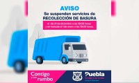 ¡Sin preocupaciones! Habrá servicio de recolección de basura este fin de año en Puebla