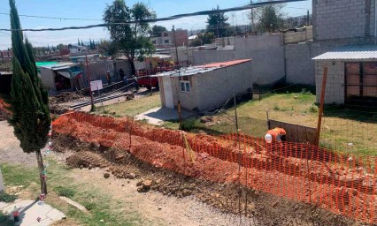 Llega la red de agua potable a la colonia Ramón García