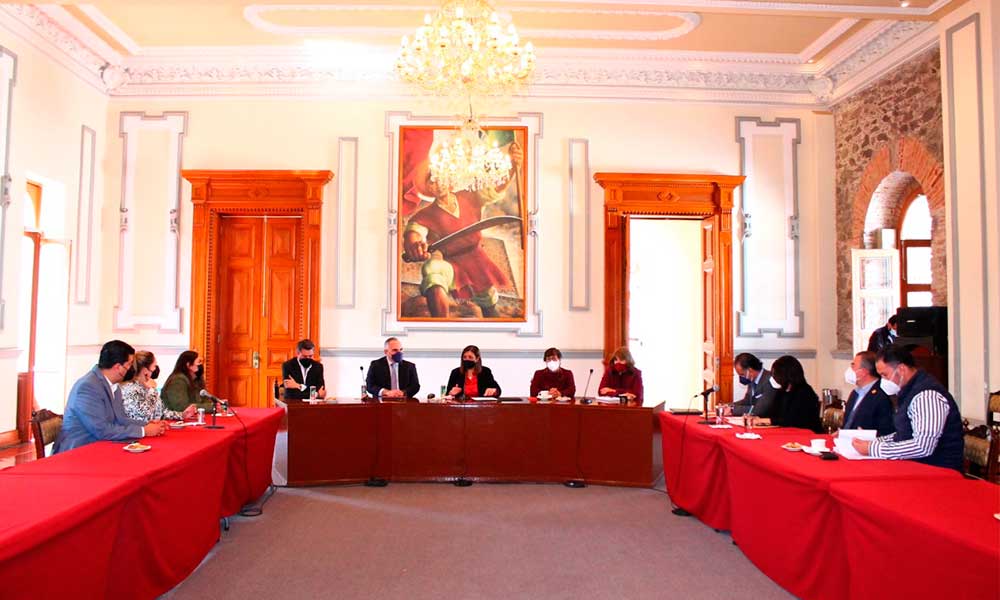 Realiza mesa de trabajo el Ayuntamiento de Puebla con el Colegio de Notarios