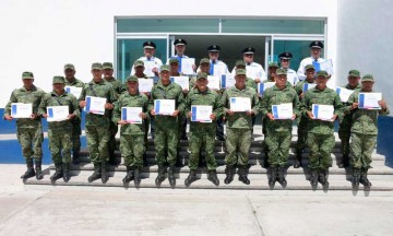 Capacitan a militares en la aplicación del Protocolo Nacional de Actuación Primer Respondiente