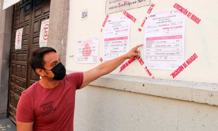 Más 925 mil poblanos votaron en la revocación de mandato