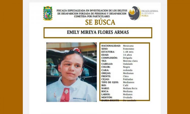¡Ayúdanos a encontrarla! Emily Mireya desapareció en la Magisterial México 68