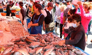 Reordenamiento de comerciantes en la calle de los mariscos será permanente