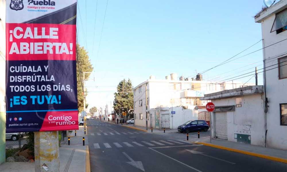 Ayuntamiento de Puebla avanza en construcción de calles; ahora en Guadalupe del Conde