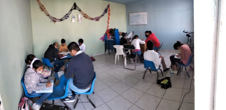 Ofrecen regularización académica a niños por parte de Antorcha Campesina