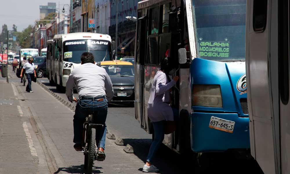 Avanza proyecto de reubicación del transporte público en el Centro Histórico de Puebla
