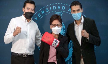 Saúl “El Matador” Rivera, estudiante de la BUAP, un ejemplo a seguir: Rectora Lilia Cedillo