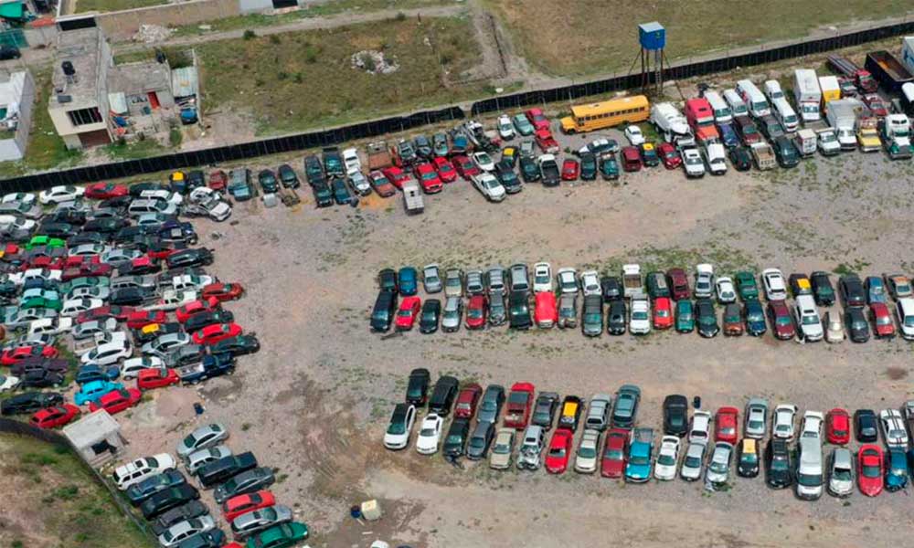 Enajena Cabildo de Puebla 5mil 602 vehículos en calidad de chatarra
