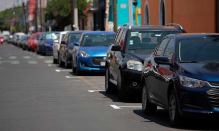 Proyecto de parquímetros en el Centro Histórico de Puebla con un avance del 75 por ciento