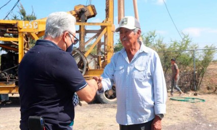 En Tepexi perforan pozo para proveer agua potable en Tula