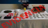 Policías de San Pedro Cholula detienen a dos presuntos narcomenudistas con más de 25 dosis de droga