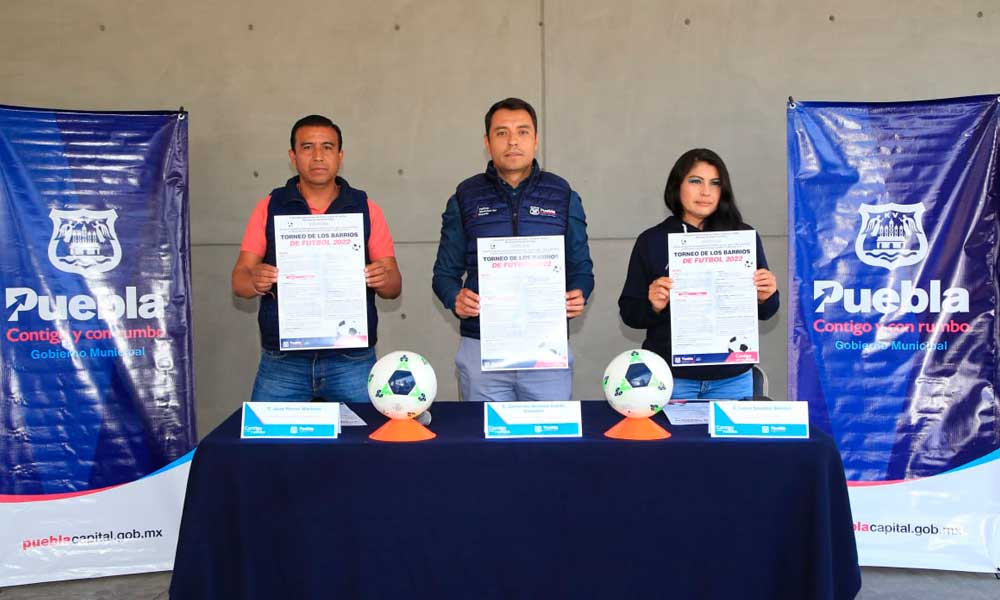 Regresa el fútbol  del Torneo de los Barrios del Ayuntamiento de Puebla