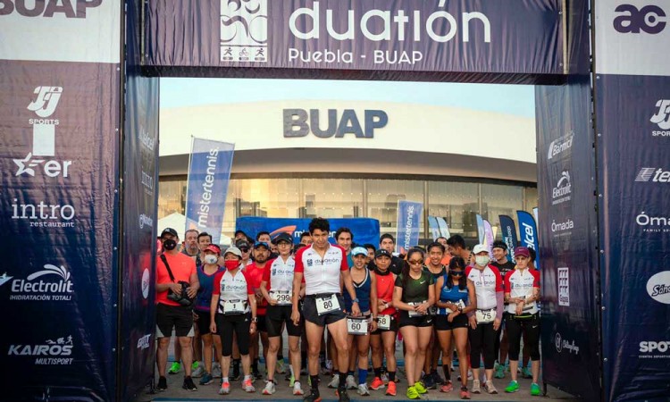 Cerca de 400 competidores en el Duatlón Puebla-BUAP 2022
