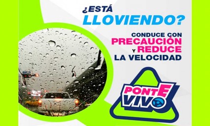 Ayuntamiento de Puebla exhorta a automovilistas a extremar precauciones ante lluvias