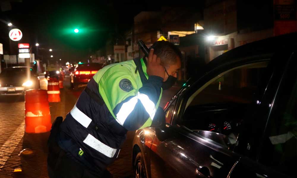 Seguridad Ciudadana de San Pedro Cholula remite a 31 conductores tras Operativo Alcoholímetro