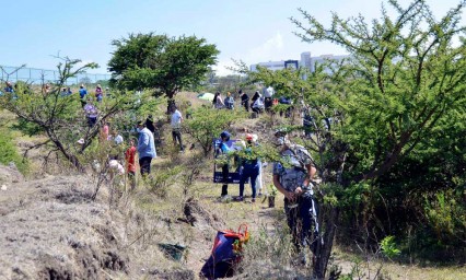 Con acciones de reforestación, la BUAP promueve una universidad verde