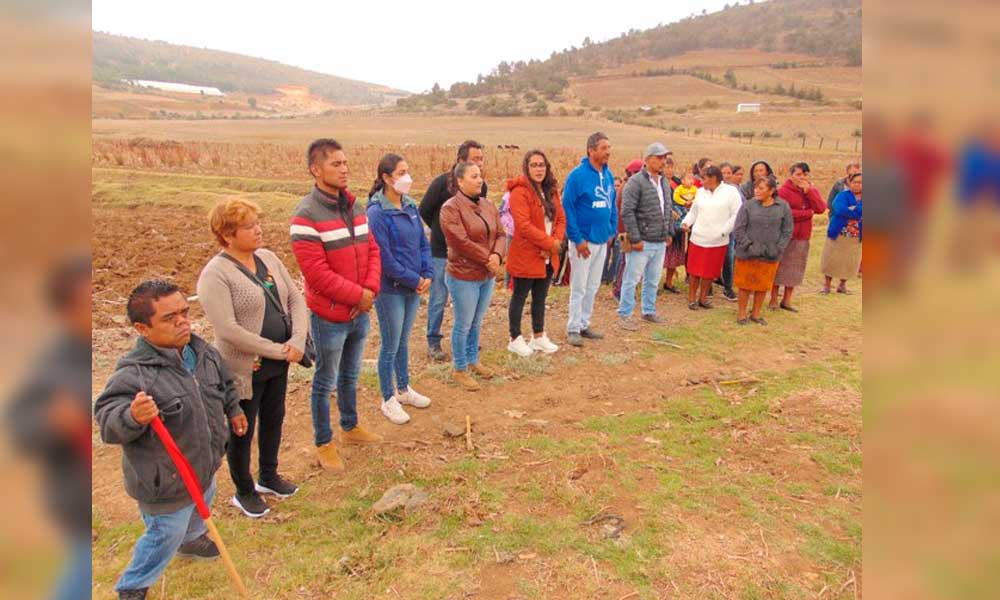 Construirán obras para agua potable en la comunidad Lázaro Cárdenas, en Cañada Morelos