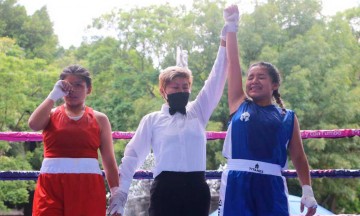 Gran Final de Box en el Zócalo de Puebla en el Torneo de los Barrios 2022