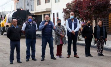 Ayuntamiento de Puebla avanza con la obra de mejoramiento vial en Satélite Magisterial