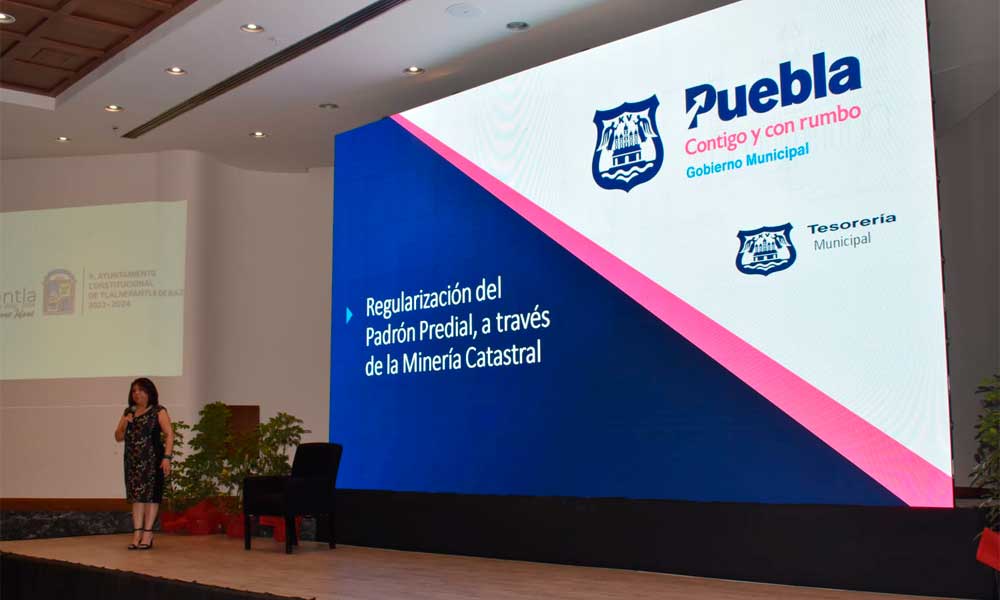 Ayuntamiento de Puebla participó en el "Congreso Estatal de Catastro 2022"