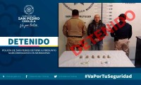 Policía de San Pedro Cholula detiene a presunto narcomenudista en Momoxpan