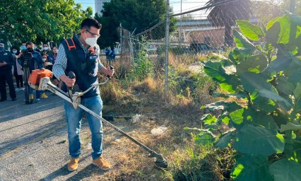 Realiza ayuntamiento poblano Jornada Integral de Vialidades en la avenida 37 Norte