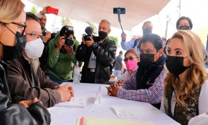 Presente la alcaldesa Paola Angon en la Jornada Ciudadana de Momoxpan