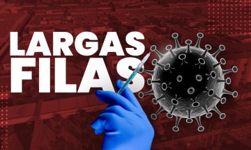 Largas filas en Centros de Vacunación a menores