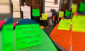 Protesta de la Coalición de Habitantes de Atlixco