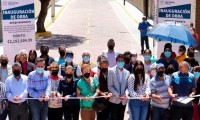 Inauguran la pavimentación con adoquín en Manantiales de San Pedro Cholula