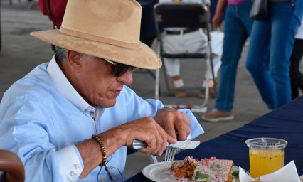 Cholula en Nogada, festejan Feria del Chile en Nogada en San Pedro