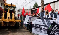 Encabeza alcaldesa Paola Angon inicio de obra en Momoxpan