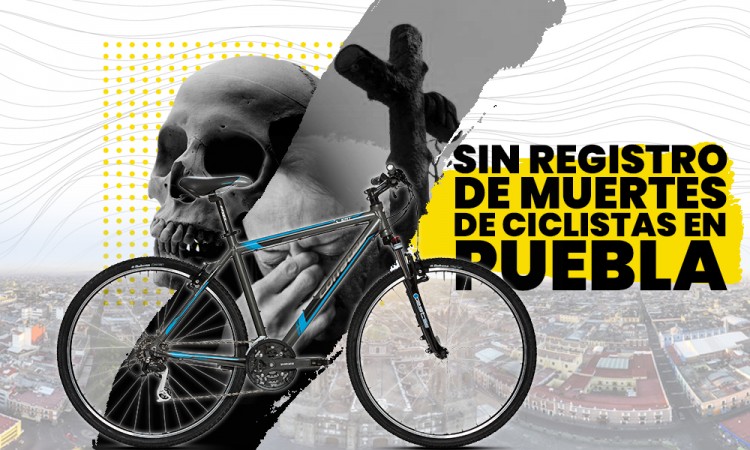 Sin registro claro sobre muertes de ciclistas en Puebla